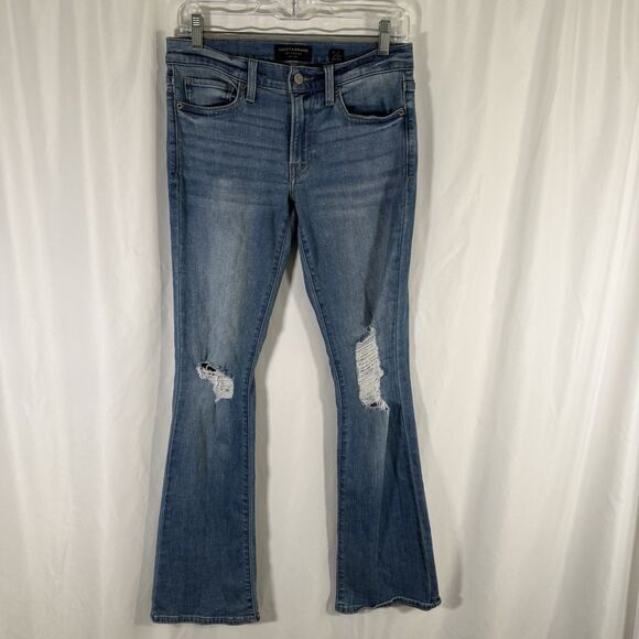 Lucky Brand Sweet Boot Jeans Women's 4 27 Light Wash Blue Denim Low Rise - Picture 1 of 13